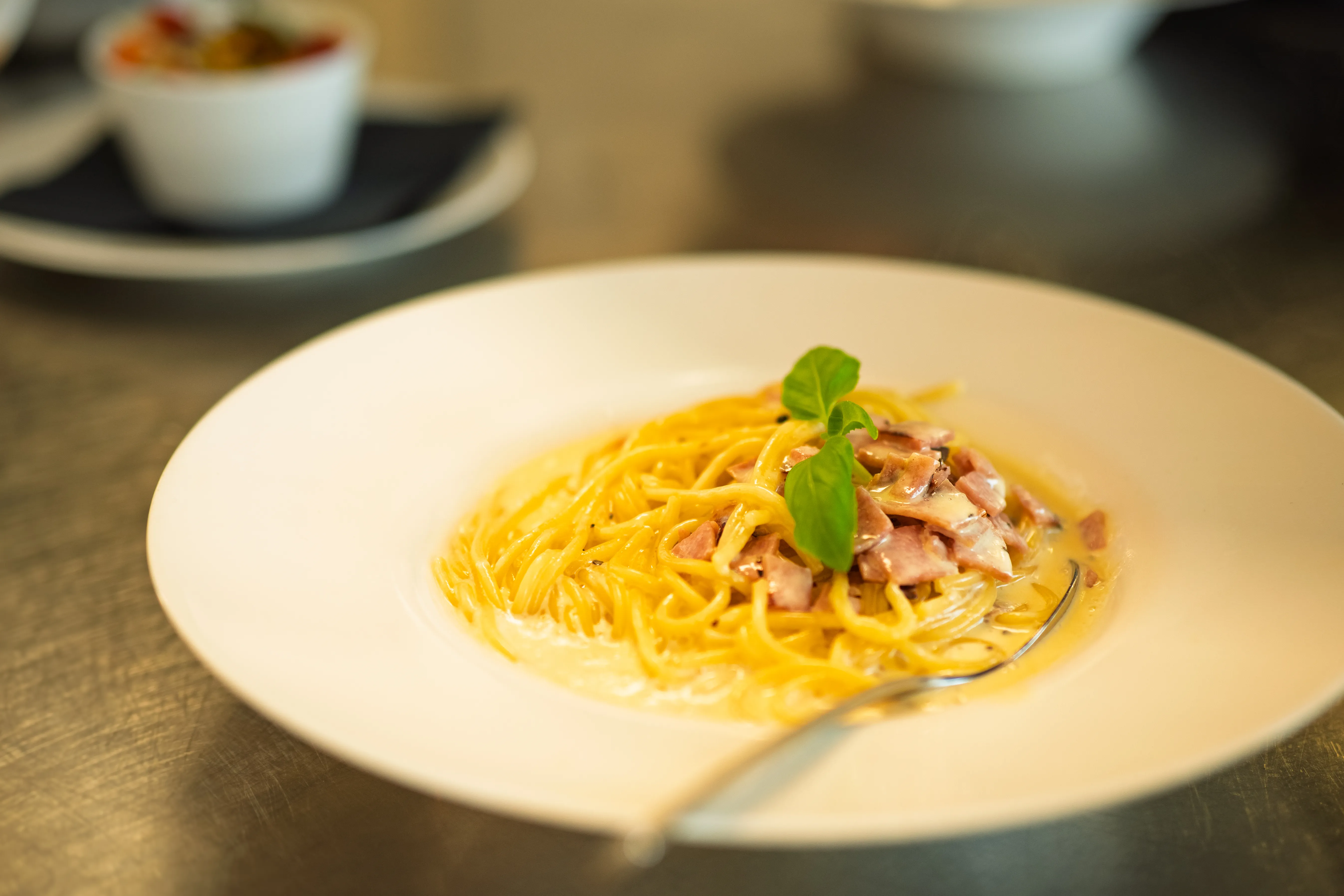 Spaghetti Carbonara – Guanciale, Pecorino, Pfeffer