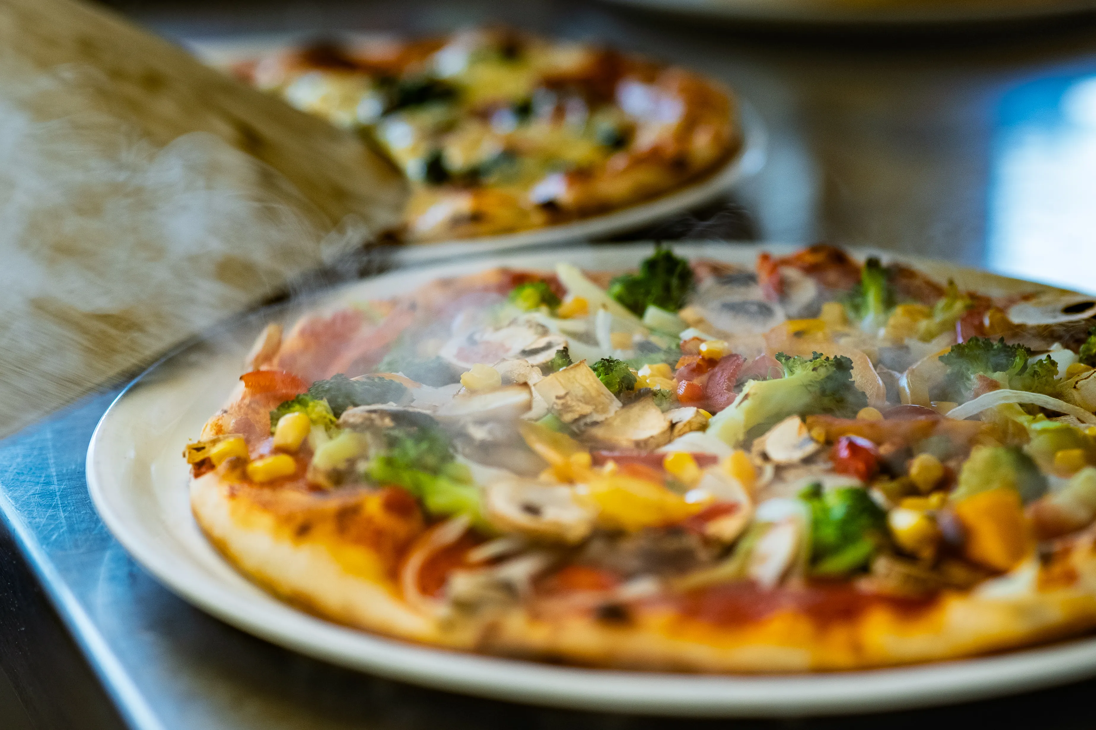 Pizza Margherita im Da Fabio