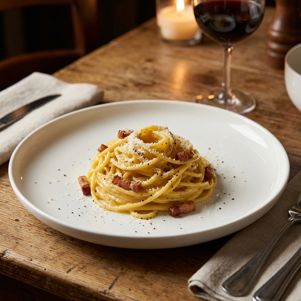 Hausgemachte Spaghetti Carbonara